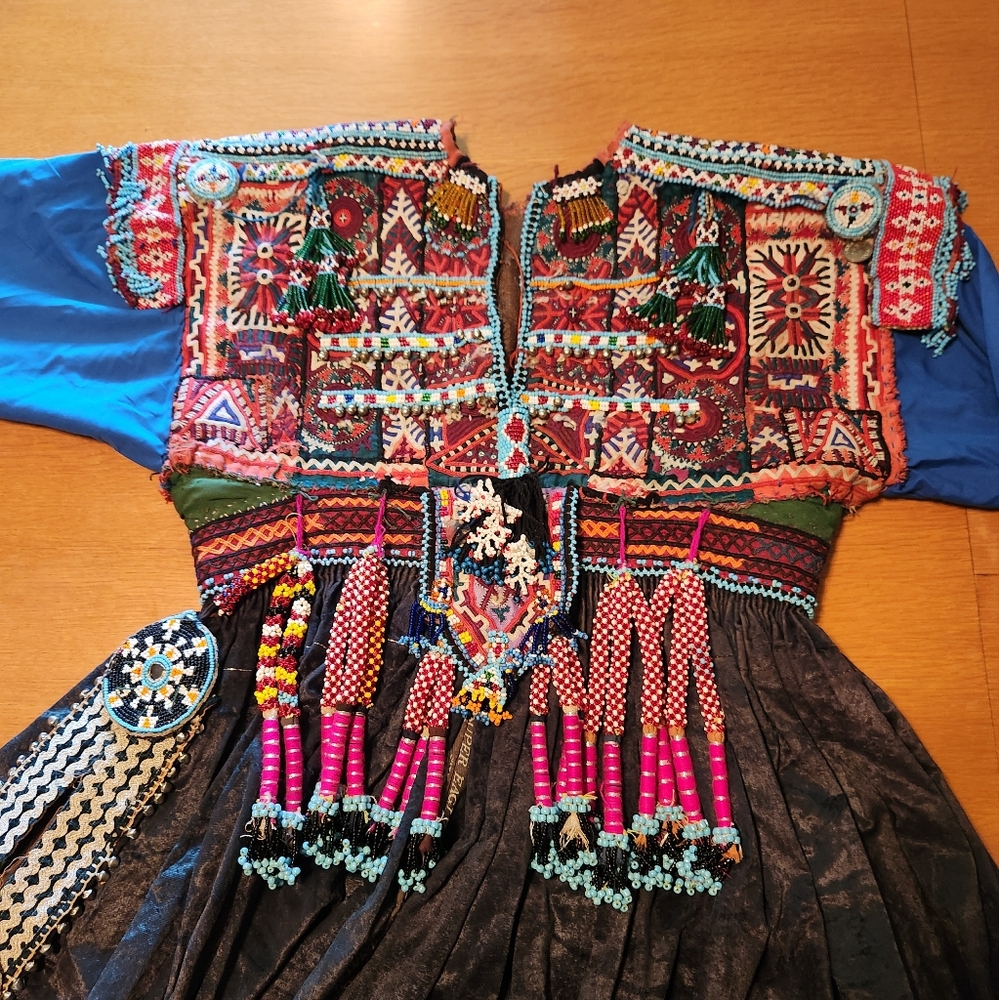 Antique Kuchi Afghani dress